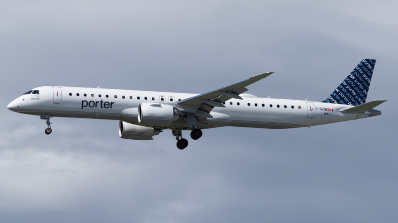 Photo of C-GZQE - Porter Airlines Embraer E190-E2 at YVR on AeroXplorer Aviation Database