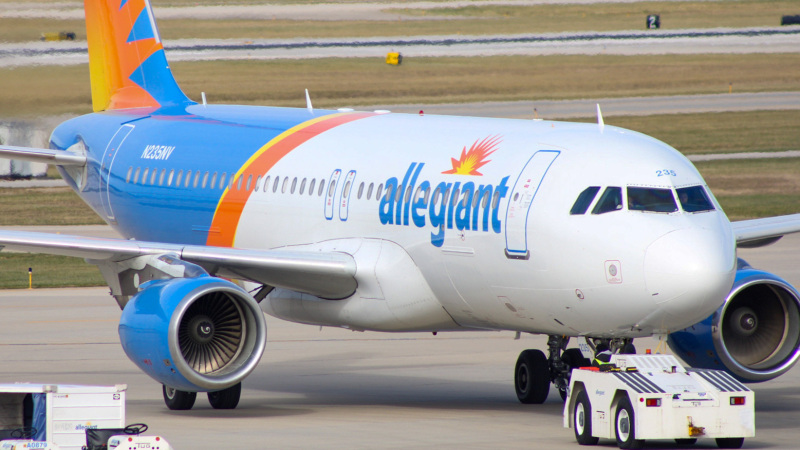 Photo of N235nv - Allegiant Air Airbus A320 at Ind on AeroXplorer Aviation Database