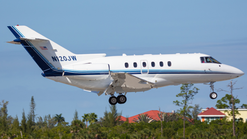 Photo of N120JW - PRIVATE Hawker Beechcraft 800XP at APF on AeroXplorer Aviation Database