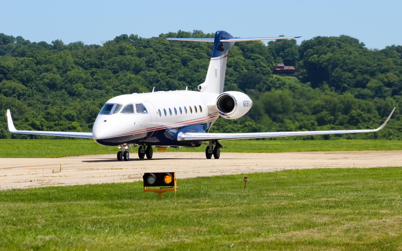 Photo of N618KG - PRIVATE  Gulfstream G280 at LUK on AeroXplorer Aviation Database