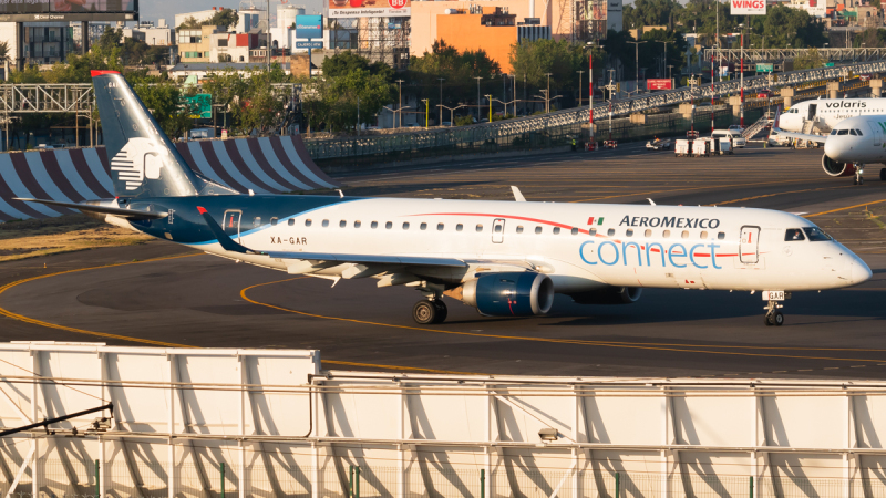 Photo of XA-GAR - Aeromexico Connect Embraer E190 at MEX on AeroXplorer Aviation Database