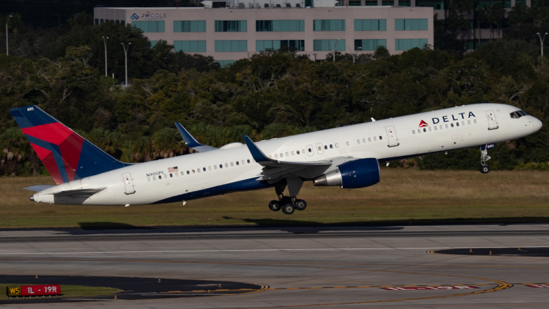 Photo of N900PC - Delta Airlines Boeing 757-200 at TPA  on AeroXplorer Aviation Database