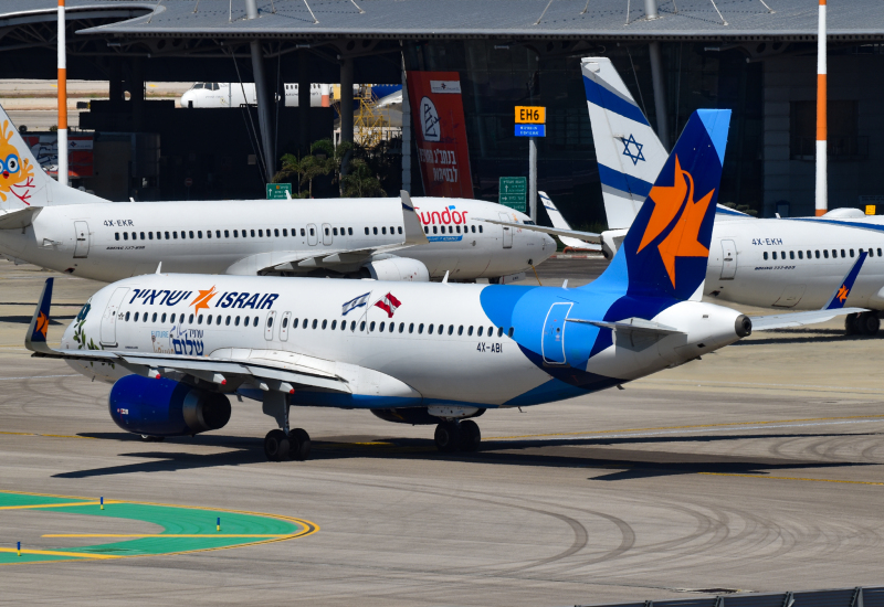 Photo of 4X-ABI - IsrAir Airbus A320 at TLV on AeroXplorer Aviation Database