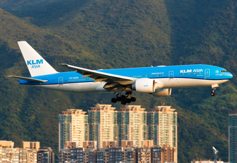 Photo of PH-BQM - KLM Boeing 777-200ER at HKG on AeroXplorer Aviation Database