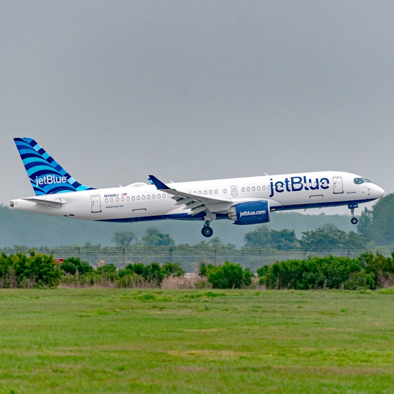 Photo of N3008J - JetBlue Airways Airbus A220-300 at MCO on AeroXplorer Aviation Database
