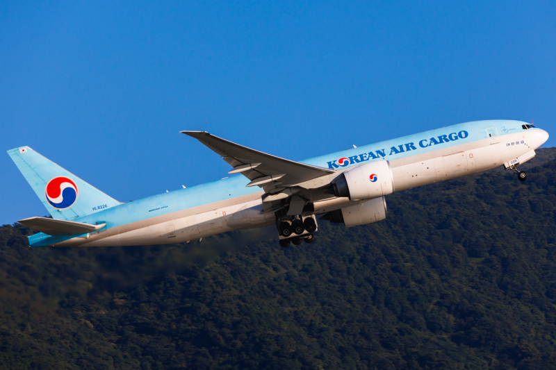 Photo of HL8226 - Korean Air Cargo Boeing 777-F at HKG on AeroXplorer Aviation Database