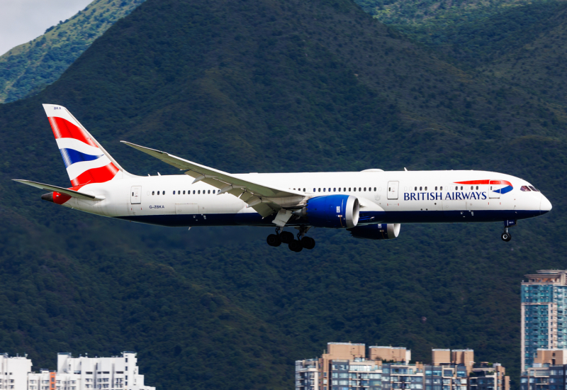 Photo of G-ZBKA - British Airways Boeing 787-9 at HKG on AeroXplorer Aviation Database