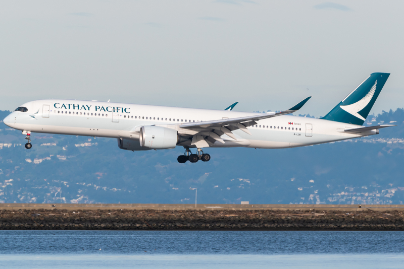 Photo of B-LQB - Cathay Pacific Airbus A350-900 at SFO on AeroXplorer Aviation Database