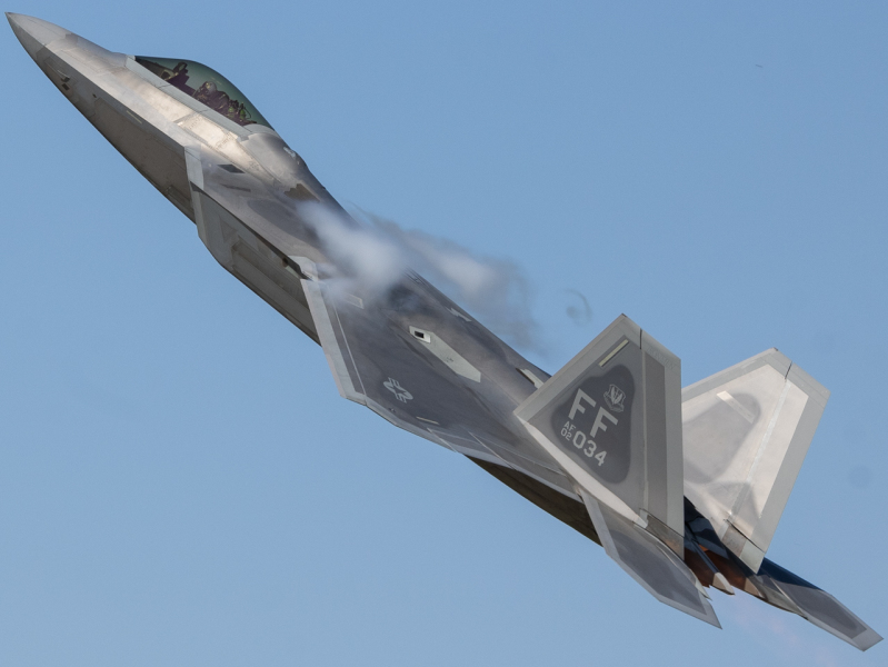 Photo of 02-4034 - USAF - United States Air Force Lockheed Martin F-22A Raptor at OSH on AeroXplorer Aviation Database