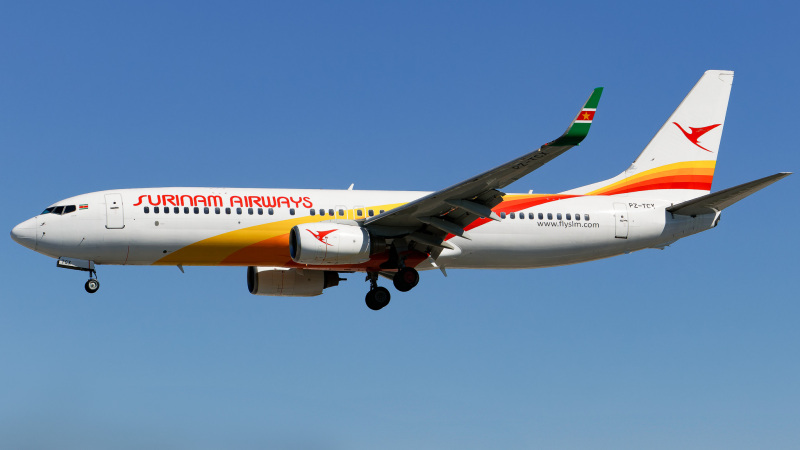 Photo of PZ-TCX - Surinam Airways Boeing 737-800 at MIA on AeroXplorer Aviation Database