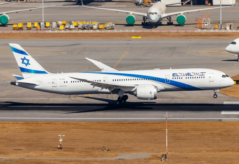 Photo of 4X-EDE - El Al Boeing 787-9 at HKG on AeroXplorer Aviation Database