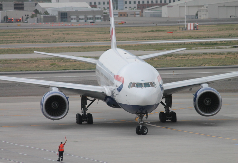 Photo of G-YMMD - British Airways Boeing 777-200ER at SLC on AeroXplorer Aviation Database