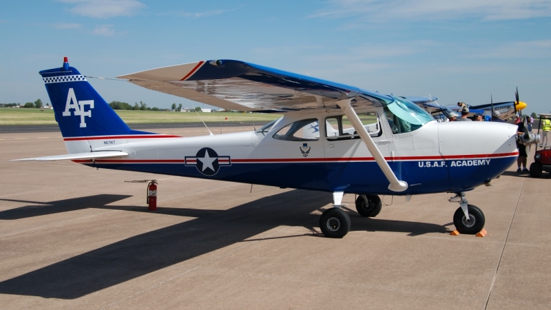 Photo of N6741T - United States Air Force Academy Cessna 172 at OUN on AeroXplorer Aviation Database