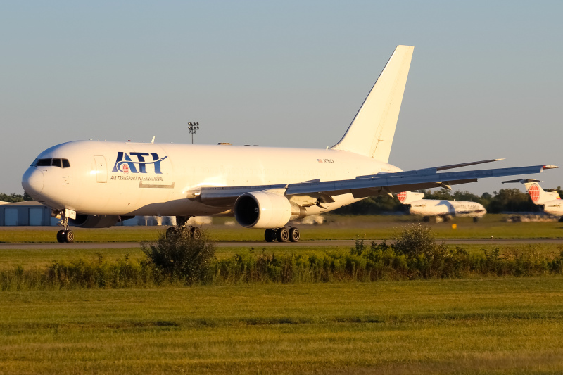 Photo of N761CX - Air Transport International Boeing 767-200F at ILN on AeroXplorer Aviation Database