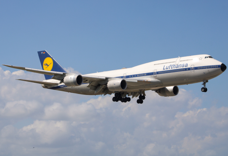 Photo of D-ABYT - Lufthansa Boeing 747-8i at MIA on AeroXplorer Aviation Database