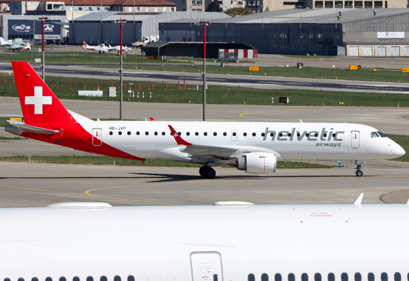 Photo of HB-JVP - Helvetic Airways Embraer E190 at BHX on AeroXplorer Aviation Database