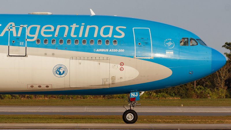 Photo of LV-FNJ - Aerolineas Argentinas Airbus A330-200 at MCO on AeroXplorer Aviation Database
