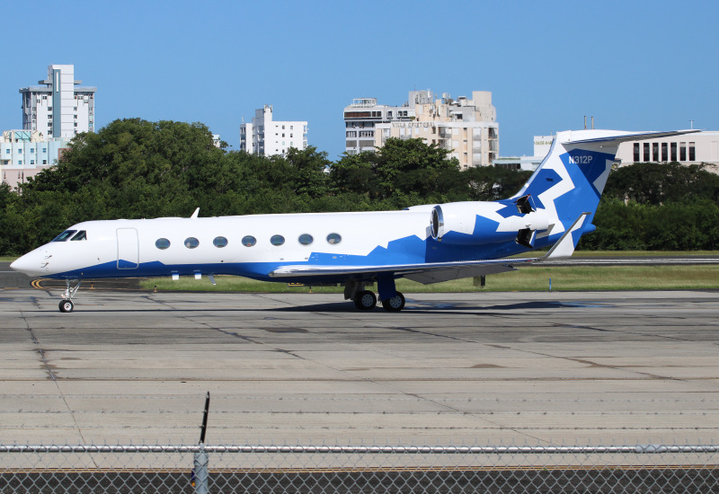 Photo of N312P - Pritzker Organization Gulfstream G550 at SJU on AeroXplorer Aviation Database