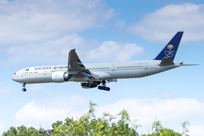 Photo of HZ-AK37 - Saudia Boeing 777-300ER at IAD on AeroXplorer Aviation Database