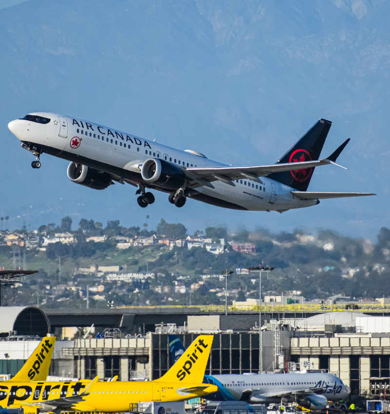 Photo of C-FSJJ - Air Canada Boeing 737 MAX 8 at KLAX on AeroXplorer Aviation Database