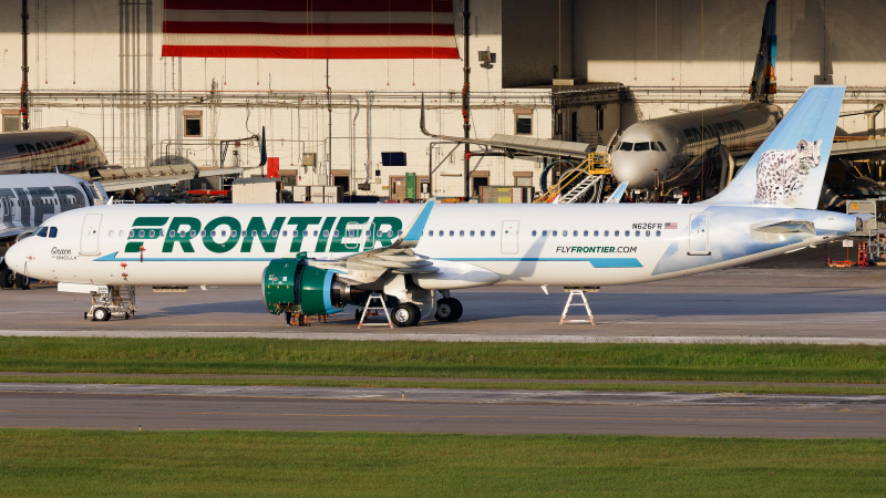 Photo of N626FR - Frontier Airlines Airbus A321NEO at TPA on AeroXplorer Aviation Database
