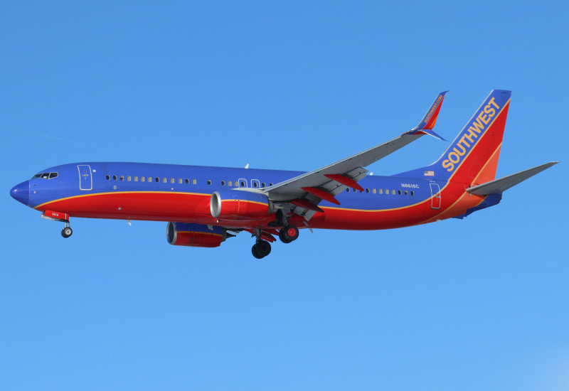Photo of N8616C - Southwest Airlines Boeing 737-800 at PHL on AeroXplorer Aviation Database