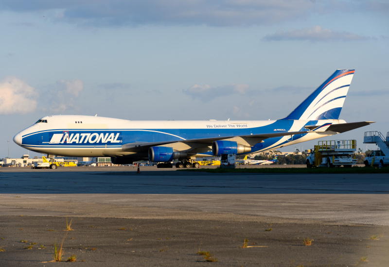 Photo of N663CA - National Airlines Boeing 747-400F at MCO on AeroXplorer Aviation Database