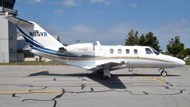 Photo of N85VR - PRIVATE Cessna Citation CJ1 at ARB on AeroXplorer Aviation Database