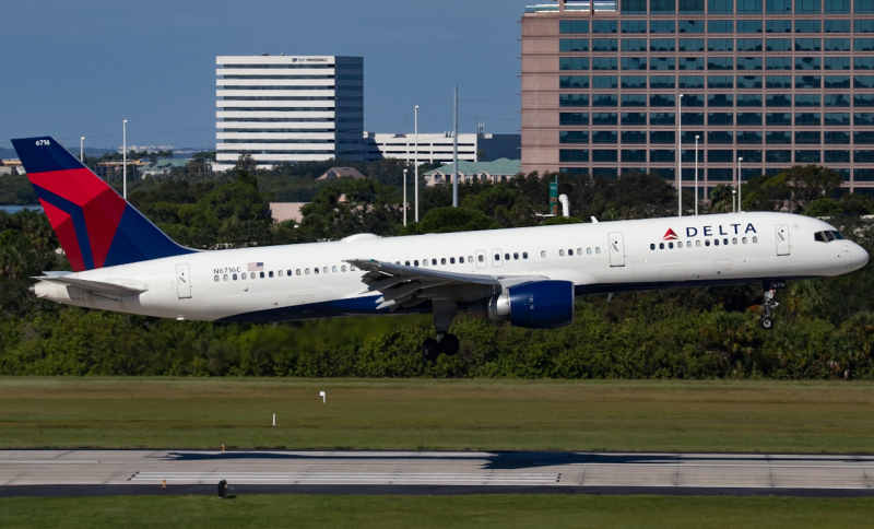 Photo of N6716C - Delta Airlines Boeing 757-200 at TPA  on AeroXplorer Aviation Database