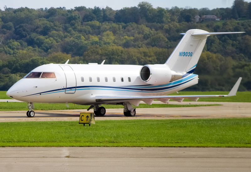 Photo of N1903G - Private  Bombardier Challenger 604 at LUK on AeroXplorer Aviation Database