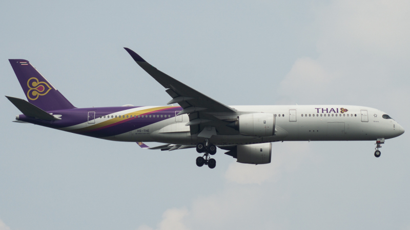 Photo of HS-THE - Thai Airways Airbus A350-900 at KUL on AeroXplorer Aviation Database