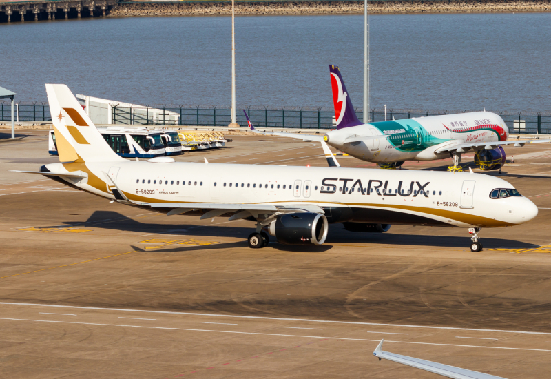Photo of B-58209 - Starlux Airlines Airbus A321NEO at MFM on AeroXplorer Aviation Database