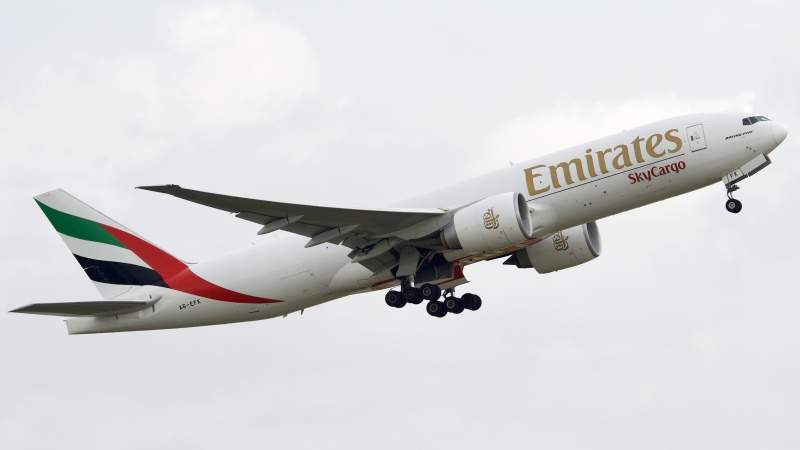 Photo of A6-EFK - Emirates SkyCargo Boeing 777-F at IAH on AeroXplorer Aviation Database