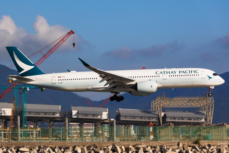 Photo of B-LQB - Cathay Pacific Airbus A350-900 at HKG on AeroXplorer Aviation Database