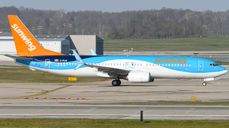 Photo of C-FLIX - Sunwing Airlines Boeing 737-800 at CVG on AeroXplorer Aviation Database