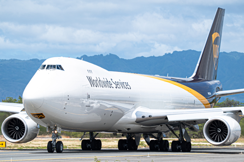 Photo of N627UP - United Parcel Service Boeing 747-8F at HNL on AeroXplorer Aviation Database