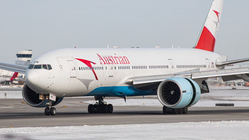 Photo of OE-LPB - Austrian Airlines Boeing 777-200 at ORD on AeroXplorer Aviation Database