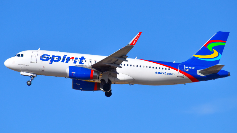 Photo of N636NK - Spirit Airlines Airbus A320 at DEN on AeroXplorer Aviation Database