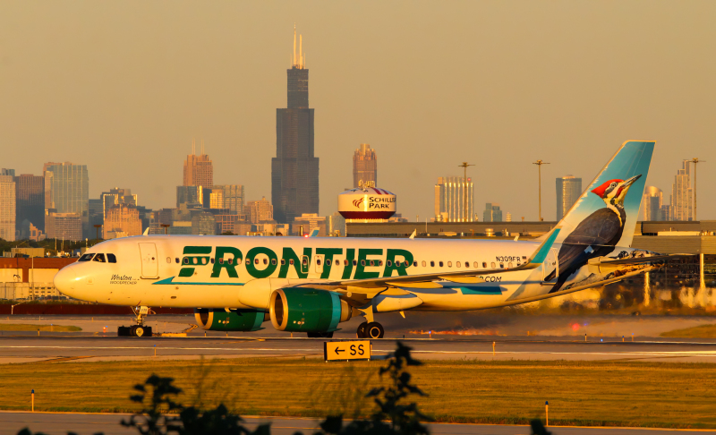 Photo of N309FR - Frontier Airlines Airbus A320NEO at ORD on AeroXplorer Aviation Database