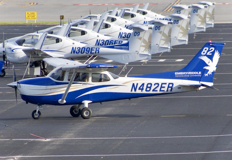 Photo of N482ER - Embry-Riddle Aeronautical University Cessna 172 at DAB on AeroXplorer Aviation Database