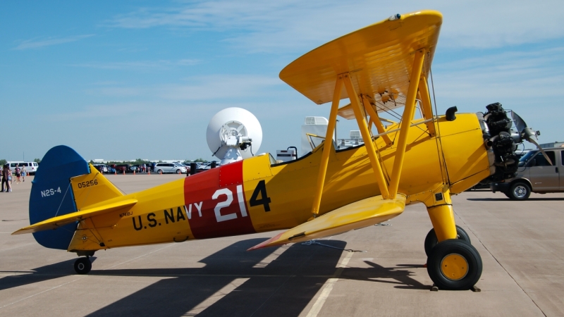 Photo of N741BJ - PRIVATE Boeing Stearman at OUN on AeroXplorer Aviation Database