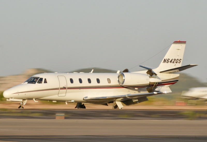 Photo of N642QS - PRIVATE Cessna 560XLS at CSL on AeroXplorer Aviation Database