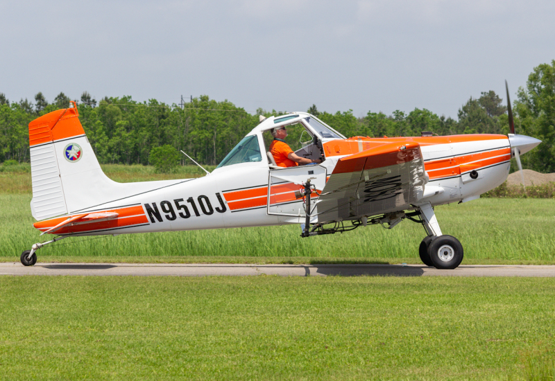 Photo of N9510J  - PRIVATE Cessna 188 at ORG on AeroXplorer Aviation Database