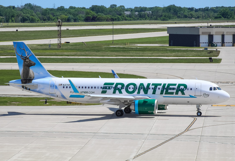 Photo of N370FR - Frontier Airlines Airbus A320NEO at MKE on AeroXplorer Aviation Database