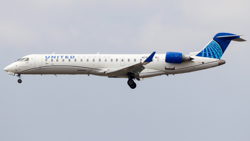 Photo of N792SK - United Express Mitsubishi CRJ-700 at LAX on AeroXplorer Aviation Database