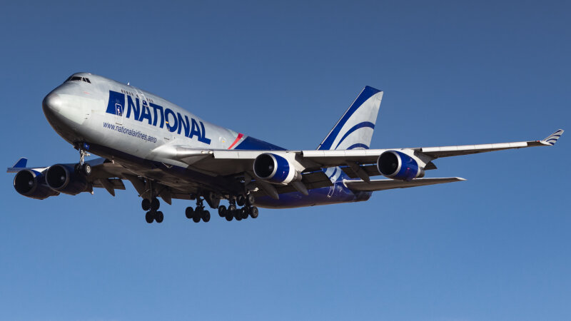 Photo of N919CA - National Airlines Boeing 747-400F at BKF on AeroXplorer Aviation Database