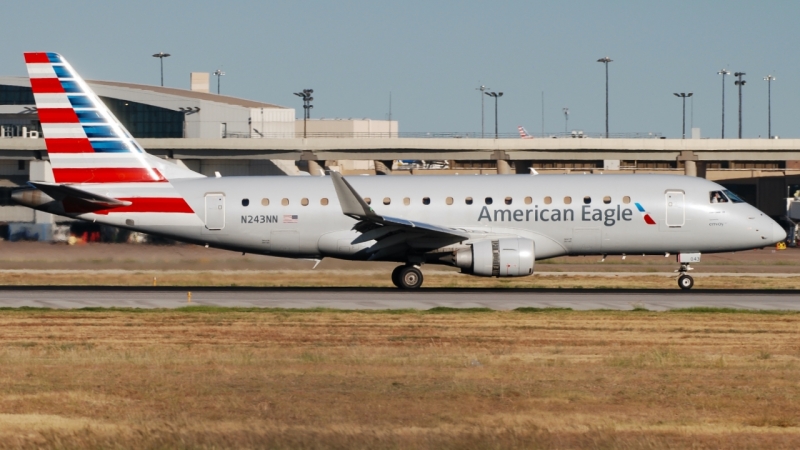 Photo of N243NN - American Airlines Embraer E175 at DFW on AeroXplorer Aviation Database