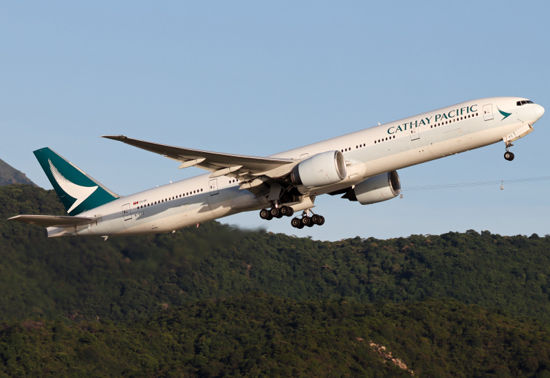 Photo of B-KPZ - Cathay Pacific Boeing 777-300 at HKG on AeroXplorer Aviation Database