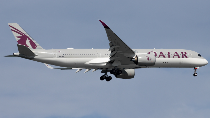 Photo of A7-AMK - Qatar Airways Airbus A350-900 at SIN on AeroXplorer Aviation Database
