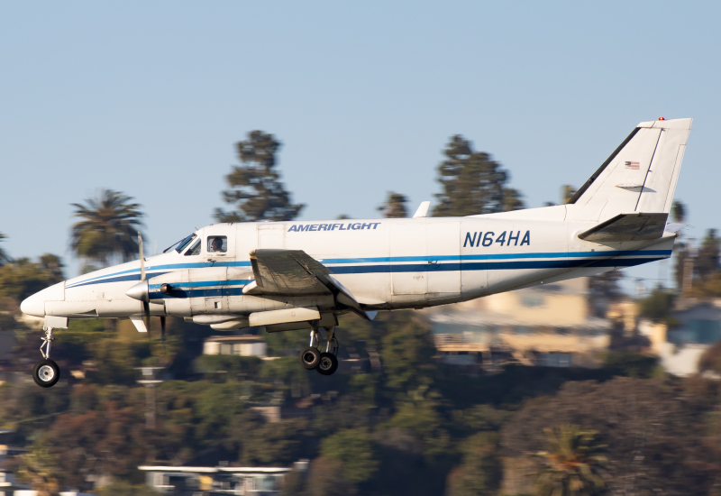 Photo of N164HA - Ameriflight Beechcraft 99 at SAN on AeroXplorer Aviation Database